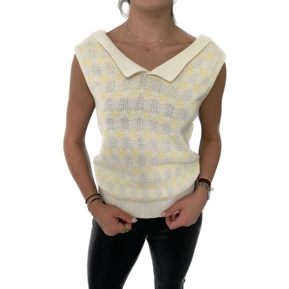 🍋 VINTAGE college town‎ sweater vest 🍋